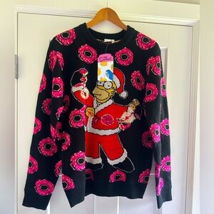 The Simpsons Donut Christmas Jumper
